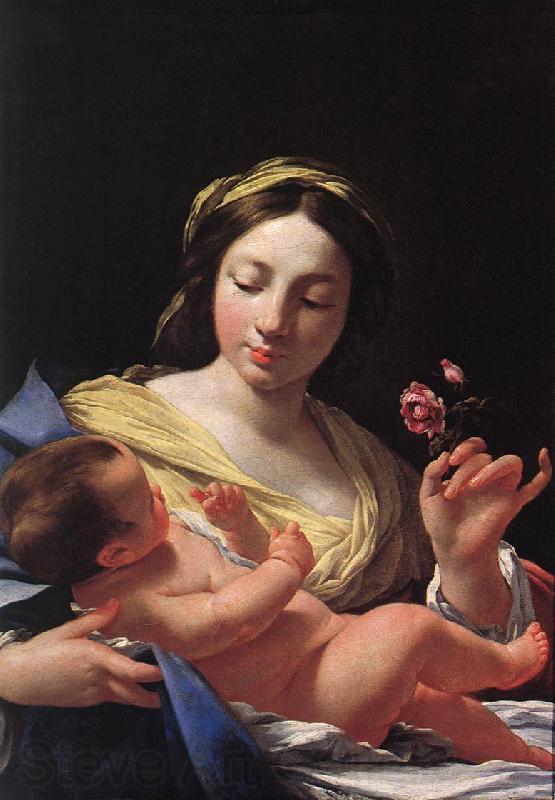 Simon Vouet Virgin and Child Spain oil painting art